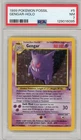 1999 POKEMON FOSSIL #5 GENGAR-HOLO PSA 7