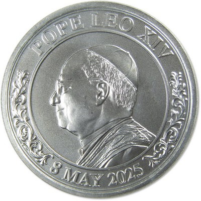 #ad 2025 Pope Leo XIV 1 oz .999 Silver Round Collectible SKU:OPC227 $134.99