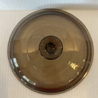 Vintage 19 Pyrex Visions Replacement Glass Lid V2.5C 8” Brown