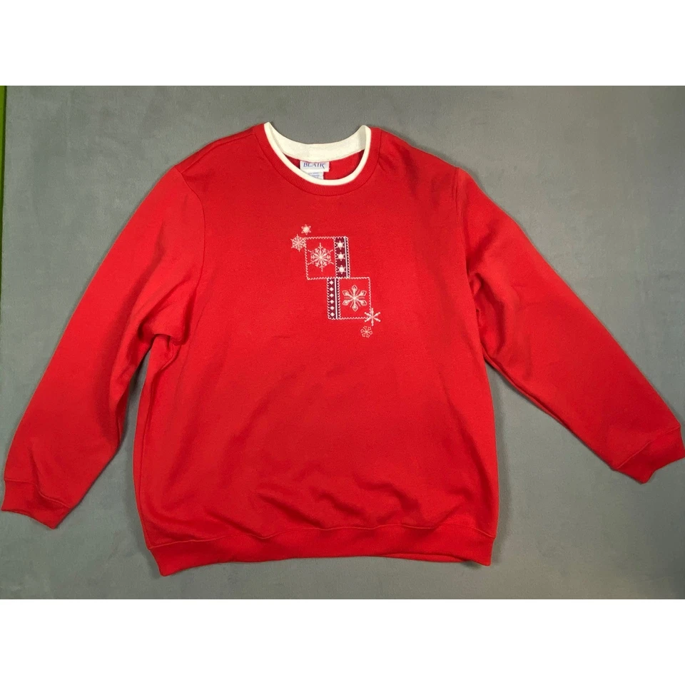 Suéter Vintage BLAIR Navidad Mujer 2XL Abuela Núcleo Abuela Cabincore Foto 2 de 4