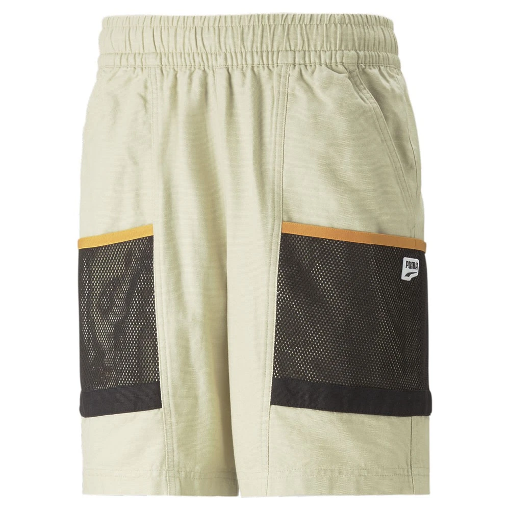 Puma Downtown 8 pollici pantaloncini cargo uomo beige casual fondo sportivo 53886988
