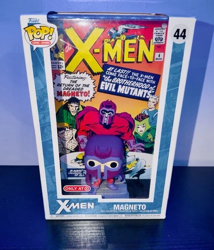 Funko Pop! Comic Book Cover with Case: Marvel - Magneto - Target (Exclusive) #44