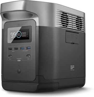 EF ECOFLOW Portable Power Station DELTA 2 Max, 2400W LFP Solar Generator
