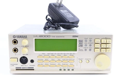 Resoldered Yamaha MU2000 EX TONE GENERATOR XG Sound Module New Internal Battery