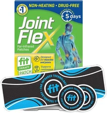 JointFlex FIT Therapy Far Infrared Patch Trial Pack, Supports Continuous Active 