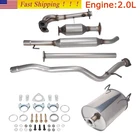 Stainless Steel Full Exhaust System Assembly For Honda CR-V 2.0L 1997 1998-2001
