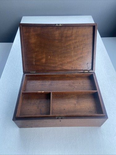 Large Antique Wooden Box - Picture 2 of 15