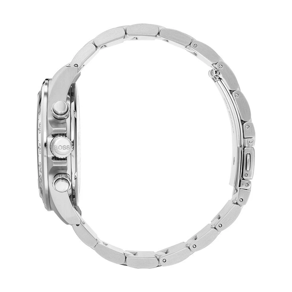 Orologio da uomo Hugo Boss Hero 1513755 argento cronografo - Immagine 2 di 4