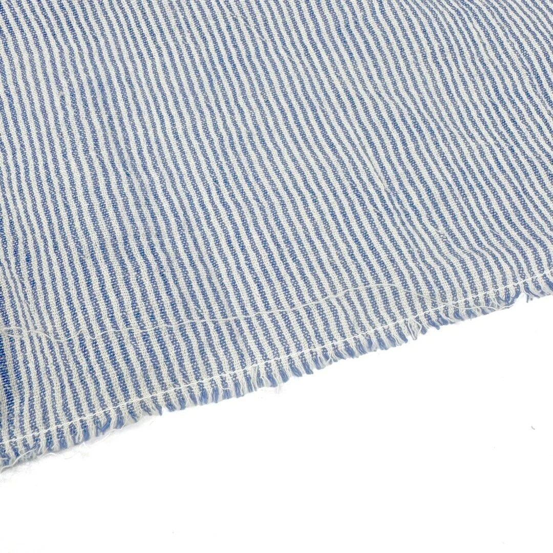 Abito a righe Loewe 17Ss cotone lino 17138772101 blu 34