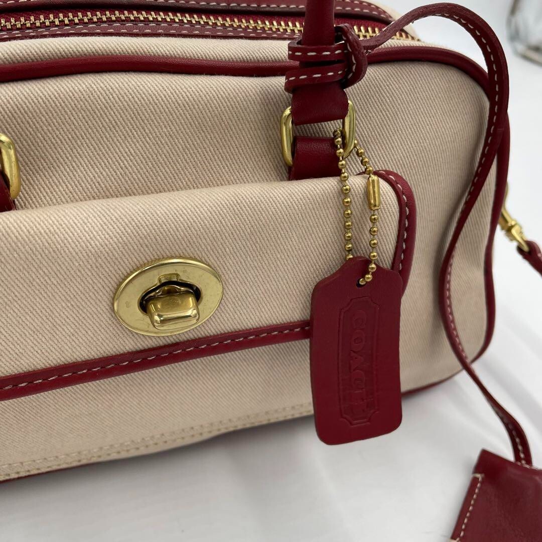 COACH カバン COACH コーチ 9778 ハンドバッグ ミニバッグ キャンバス レザー