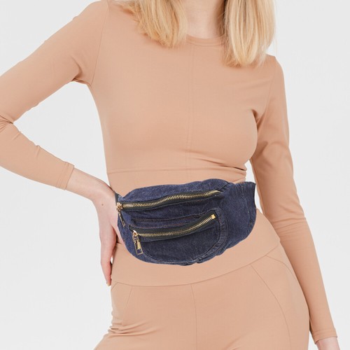 Lightweight Waist Bag Denim Crossbody Shoulder Pouch Crossbody Pouch Jean Bag - Bild 4 von 12