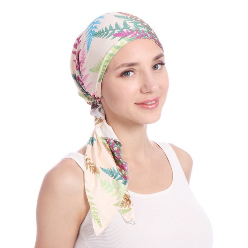 Womens Muslim Hijab Cancer Chemo Hat Turban Cap Cover Hair Loss Head Scarf Wrap† - Picture 40 of 41