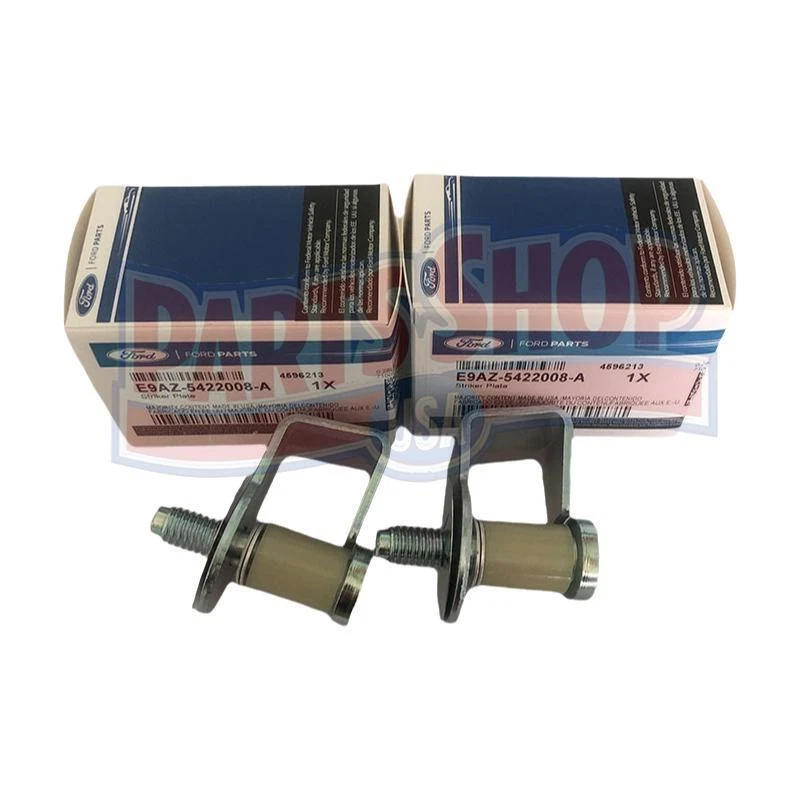 Pair 2 Door Lock Striker 38448 For 1980-1997 Ford F-350 Lincoln Mercury Model US - Image 2 of 2