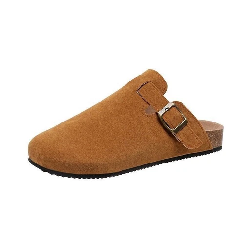 Clogs Hausschuhe Kork Fußbett Sandalen Wildleder Pantoletten Rutschen Berufssch - Bild 13 von 26