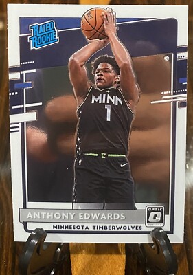 Centered! 2020-21 Donruss Optic Anthony Edwards Rated Rookie RC #151