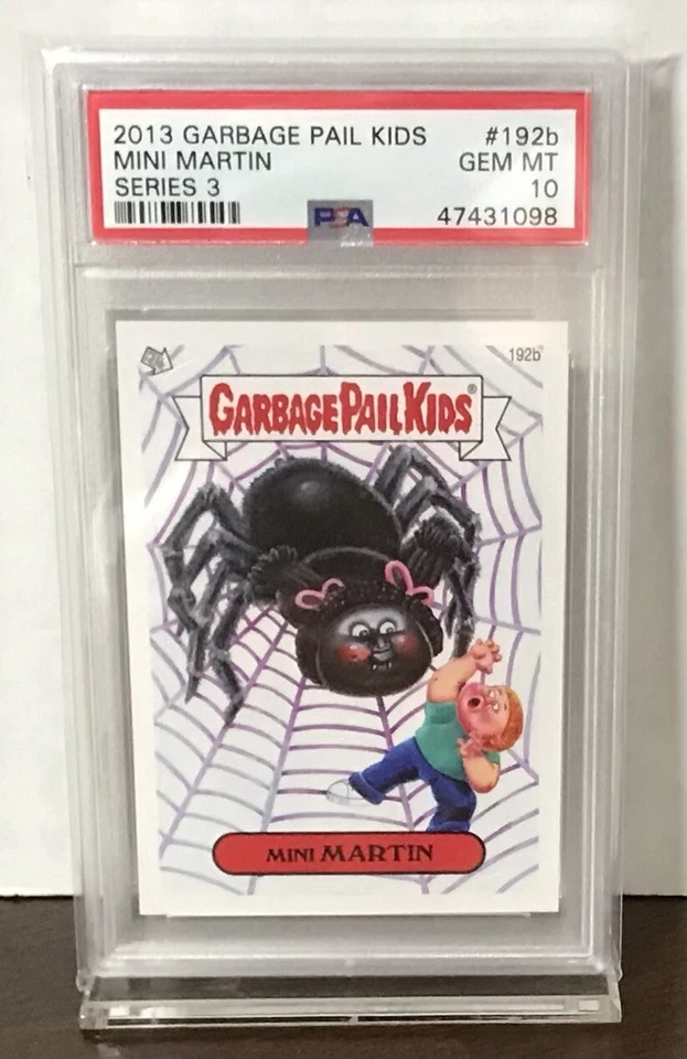 2013 GARBAGE PAIL KIDS MINI MARTIN #192B SERIES 3 PSA 10 GEM MINT LOW POP - Image 2 of 4