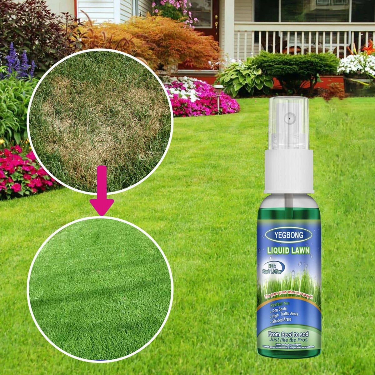 Spray on sale on grass