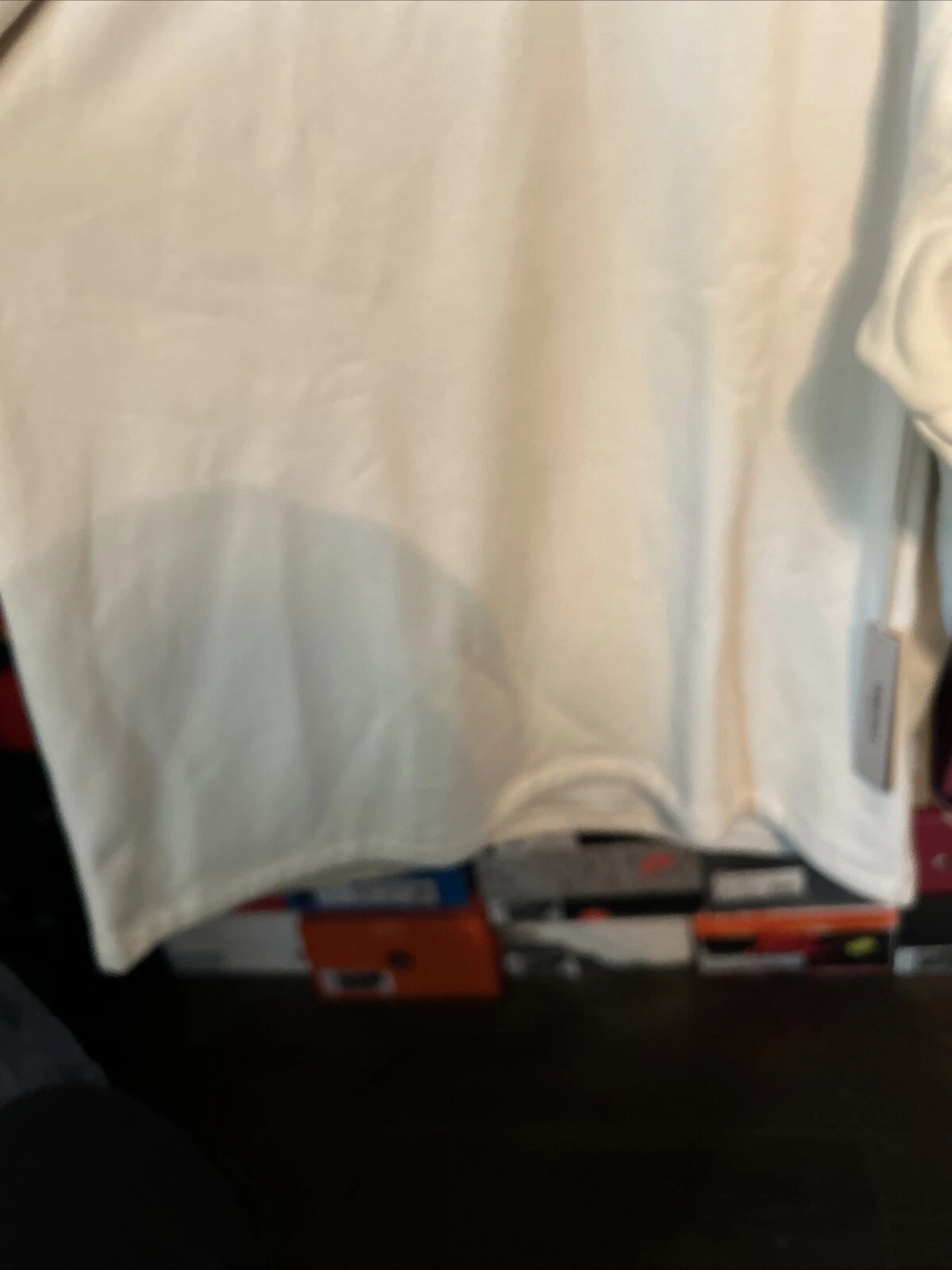 Felpa con cappuccio rilassata Fear Of God Essentials guscio d'uovo (192SU222090F) da uomo taglia 2xl