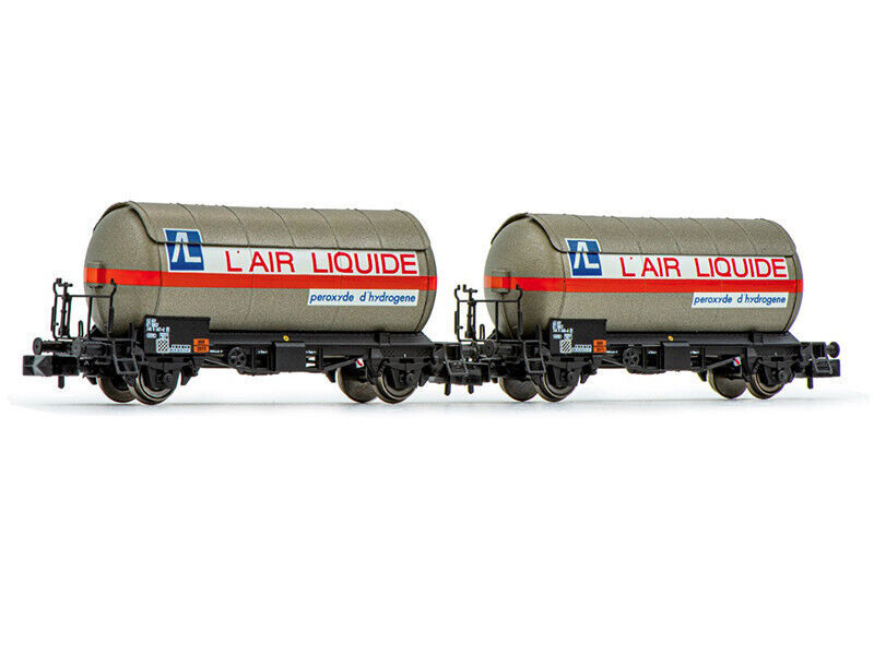 2 wagons citernes ELF SNCF réf 4376 Arnold 1:160 n