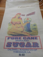 RL-83 OH SUGAR Flour Bag Sack Feed Seed  Novelty Collectible