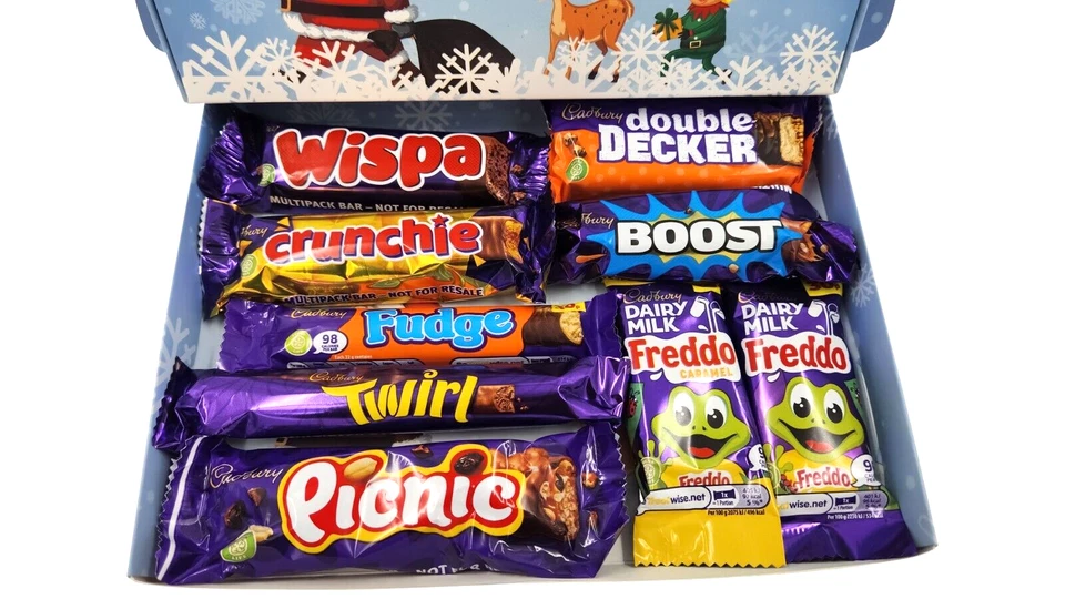 Cadbury Chocolate Freddo Twirl Boost Sweet Gift Box Hamper Christmas Present Set - Image 3 of 3