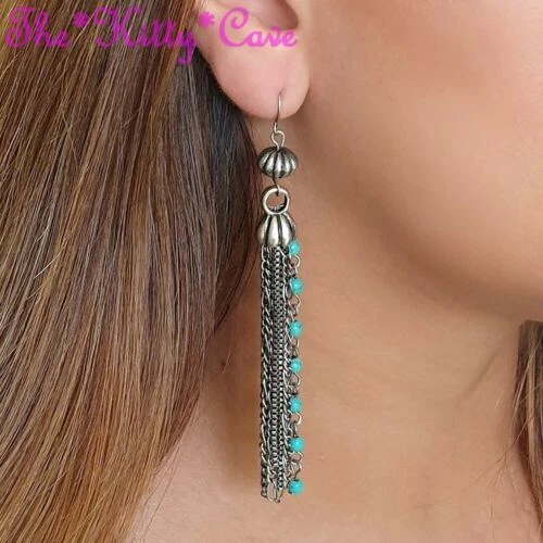 Türkis Mode-Ohrschmuck