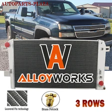 3 Row Radiator For 2001-2005 Chevy Silverado/GMC Sierra 2500 3500 6.6L V8 LB7