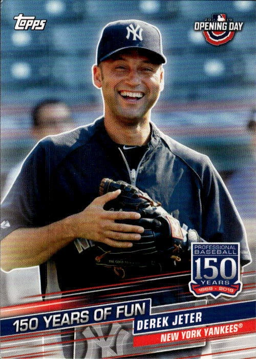 2019 Topps Opening Day Derek Jeter #YOF-22 150 Years of Fun New York Yankees 13H