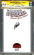 AMAZING SPIDER-MAN RENEW YOUR VOWS #1 CGC SS 9.8 NM/MINT STAN LEE BLANK VARIANT
