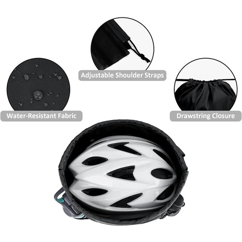 Kordelzug Sportbeutel Wasserdicht Rucksack mit Schuhfach Tunnelzug Daypack DE - Bild 10 von 16