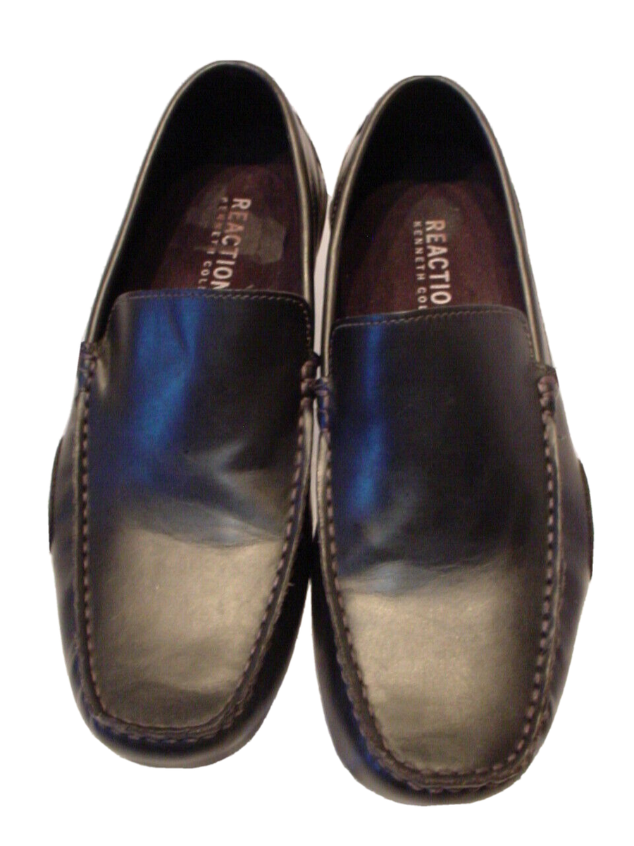 Rockport Washable Driving Loafers Mens 9W Black Leather Moc Toe Slip On APM2595A ROCKPORT Washable Black Sz 10 M Men Driving Moccasin Loafers  main image 2