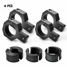 Nilight 4pcs LED Light Bar Mounting Bracket Kit Tube Clamp Roof Roll Cage Holder