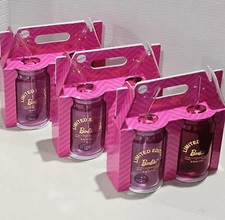 Barbie x Dragon Glassware Limited Edition Set Drinking Glasses & Straw Brand New