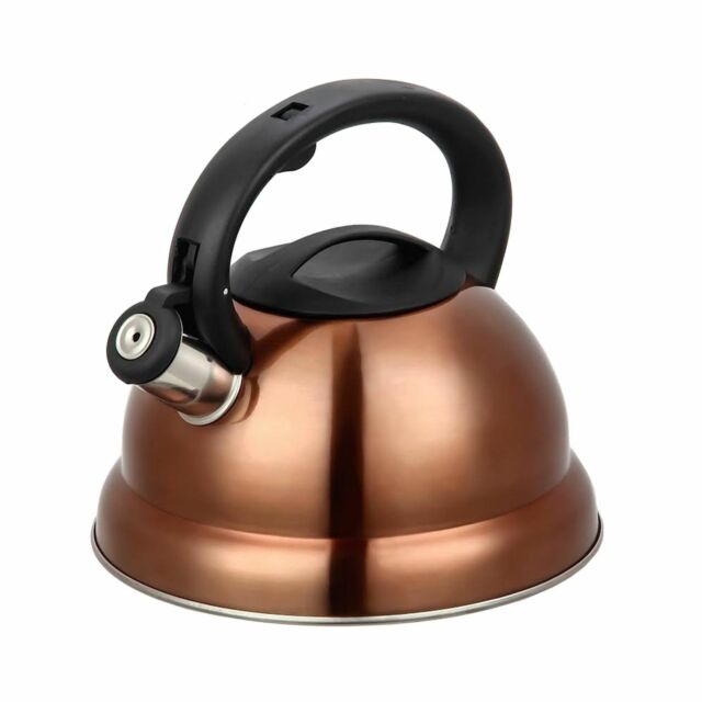 palm restaurant stainless steel tea kettle