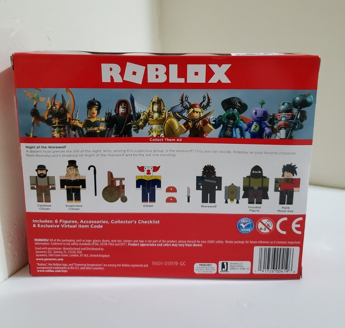 Roblox Night Of The Werewolf Playset Age 6+ Jazwares - Not