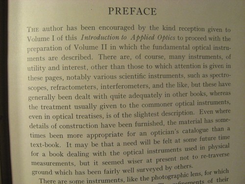 AN INTRODUCTION TO APPLIED OPTICS - Volume II 1932 Martin Instruments Theory - Picture 9 of 12
