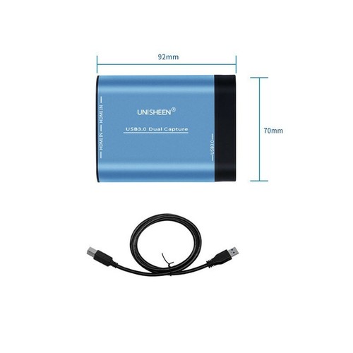 UNISHEEN UC3300H USB3.0 60FPS HDMI Video Recorder For 1080P Live Streaming os12 - Bild 5 von 5