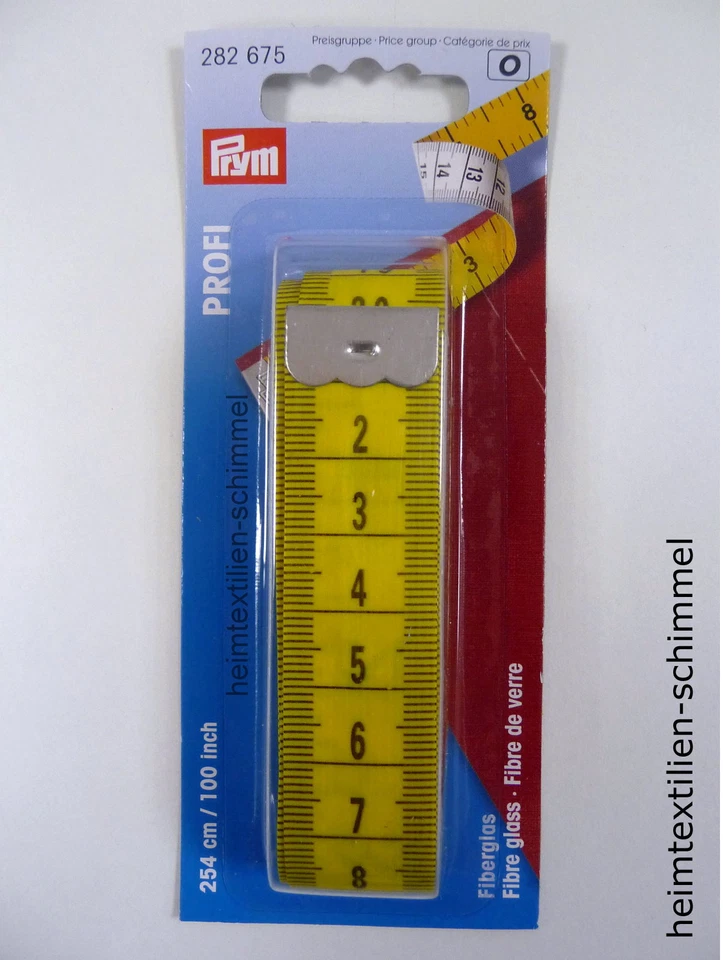 PRYM Maßband Bandmaß Metermaß Fiberglas 282675