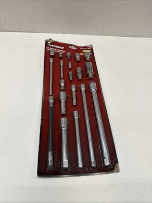 #ad Husky 1 4 in. 3 8 in. 1 2 in. Drive Accessory Set 19 Piece $29.99