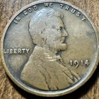1914 Lincoln Wheat Penny Actual Coin. Priced At Value Look At All My Coin