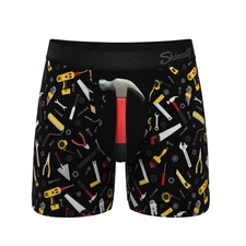 The Tool Belt Hammer and Tools Boxer Briefs with Ball Hammock® Pouch & Fly