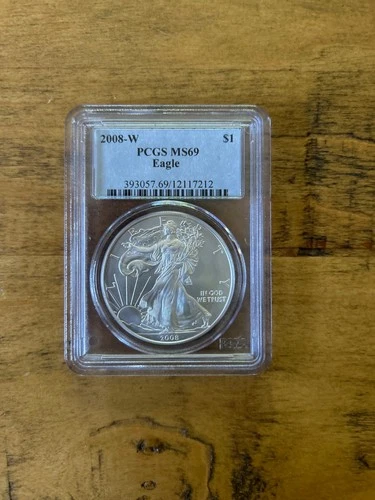 2008-W American Silver Eagle PCGS MS 69