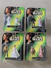 Princess Leia Collection SET of 4 1997 STAR WARS Power of the Force Kenner NEW