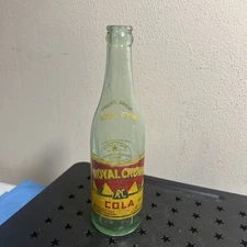 Vintage Royal Crown RC Cola Acl 12oz Soda Bottle Anderson, SC Pyramids Graphics