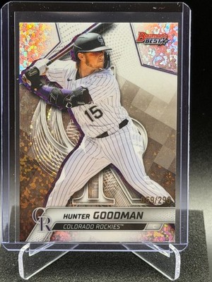 Hunter Goodman 2025 Bowman's Best Mini-Diamond Refractor #59/299 - Rockies