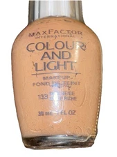 Max Factor Colour and Light Makeup Full-Size New Rich Beige 133