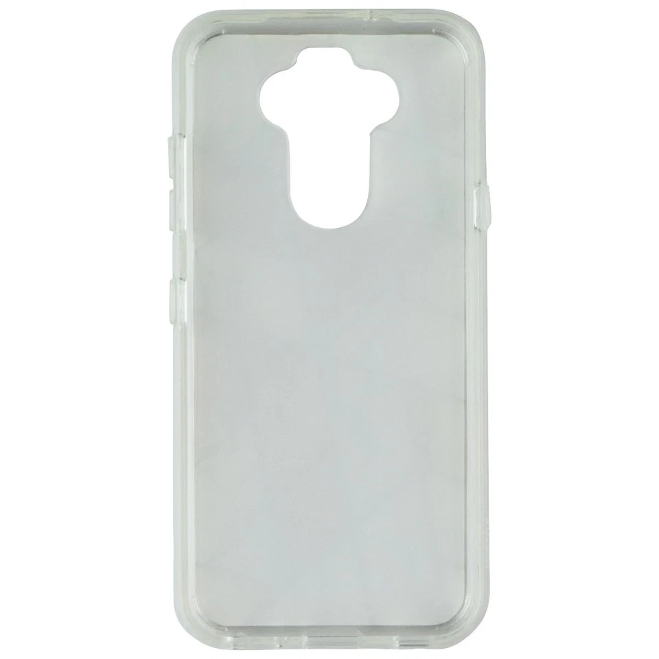 MyBat Premium Hybrid Case for LG K31 / Aristo 5 / Fortune 3 - White/Pink Marble - Image 3 of 3