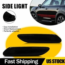 1/2SET Smoke Side Repeater Light Reflector For 11-16 MINI Cooper R60 Countryman
