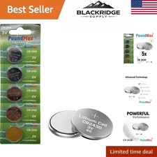 Long-Lasting CR2430 Lithium Coin Cell Batteries - Perfect for Watches & Key Fobs