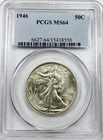*1946 WALKING LIBERTY HALF DOLLAR* *PCGS MS64* NR #G4146